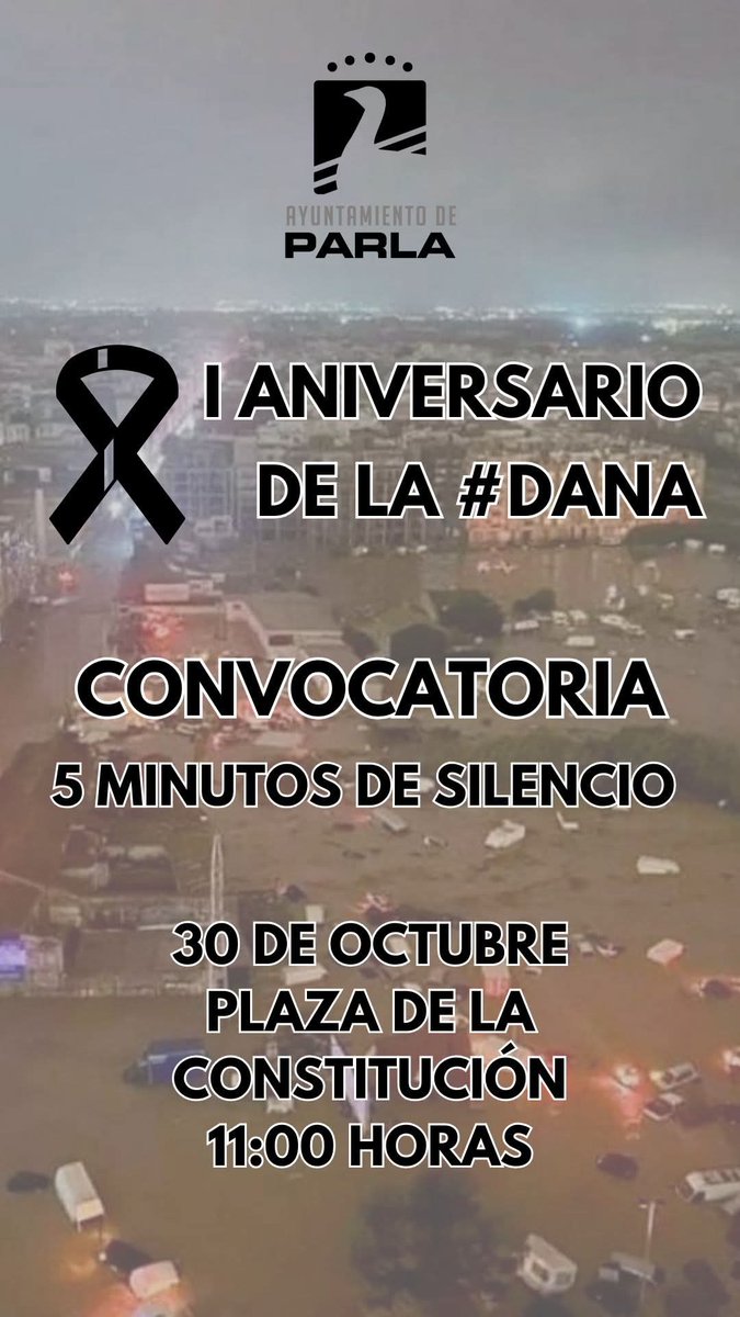 Ramonjurado's tweet image. ⚫️ Hoy se cumple un año de una de las mayores desgracias vividas en los últimos tiempos en nuestro país: la #DANA 

En memoria de los centenares de personas fallecidas; en solidaridad con las personas que lo perdieron todo y aún no se han recuperado; en agradecimiento a Fuerzas y…