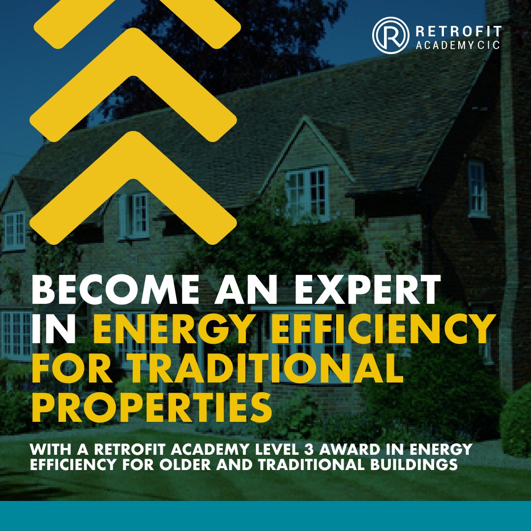 retrofitacademy's tweet image. Already a #RetrofitCoordinator or #RetrofitAssessor?

The Level 3 Award is designed to equip you with the specialist skills needed to work on pre-1919 properties under PAS 2035!

Start your journey today! loom.ly/eiG1Zw8

#TraditionalBuild #Retrofit