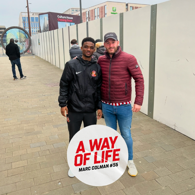 SunderlandAFC's tweet photo. 'I’ve used Sunderland as the inspiration behind my classroom in Nebraska. I'm hoping to inspire a unique generation of supporters, whilst reminding myself what it truly means to have an unconditional love.' 📚🇺🇸

✍️ A Way of Life: Marc Colman