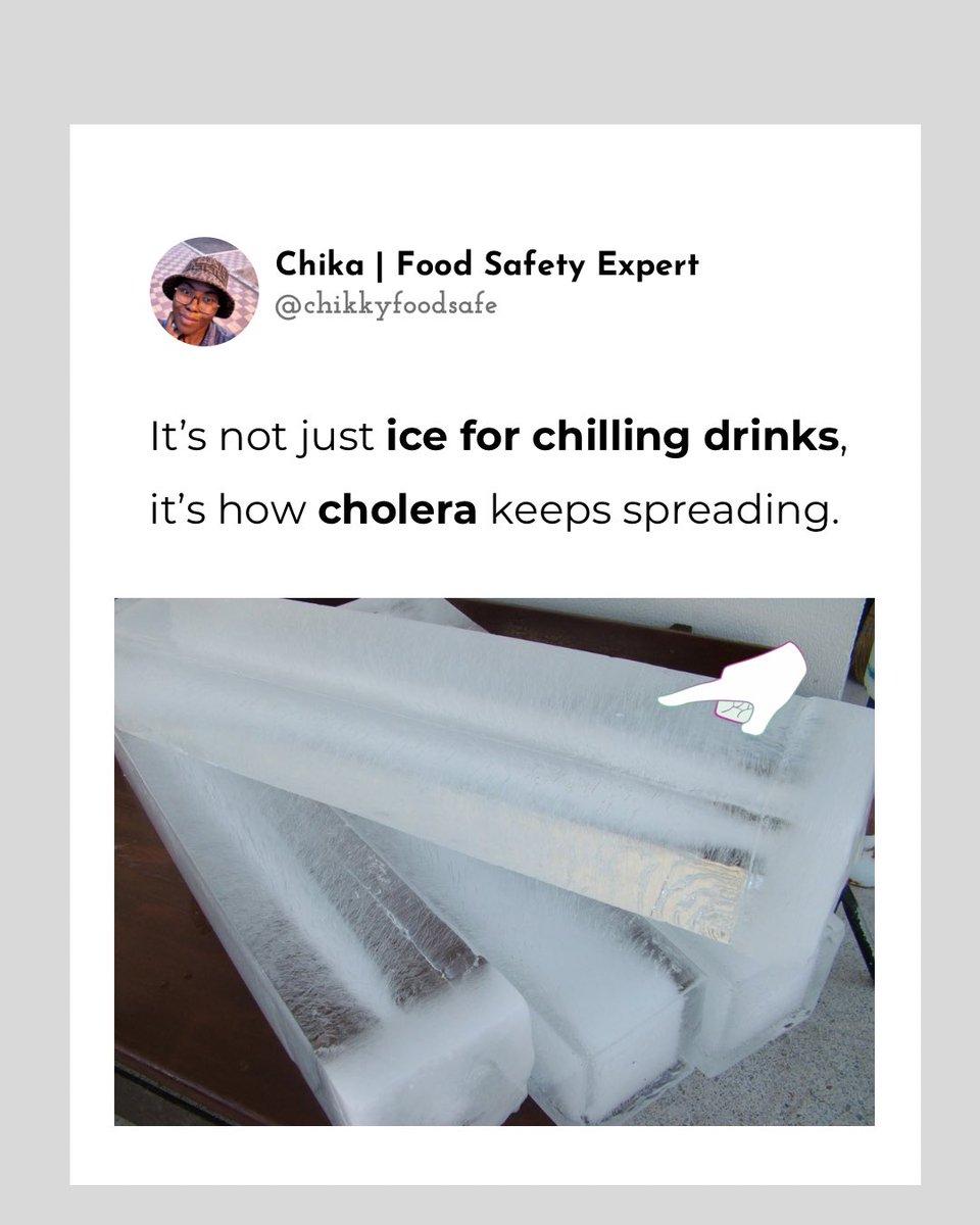 chikkyfoodsafe's tweet image. You’re part of the people spreading cholera, if you still freeze just any water into ice😟

#chikkyfoodsafe #iceblocks #cholera
