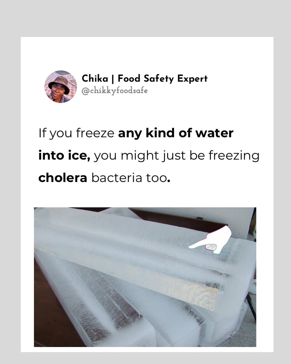 chikkyfoodsafe's tweet image. You’re part of the people spreading cholera, if you still freeze just any water into ice😟

#chikkyfoodsafe #iceblocks #cholera