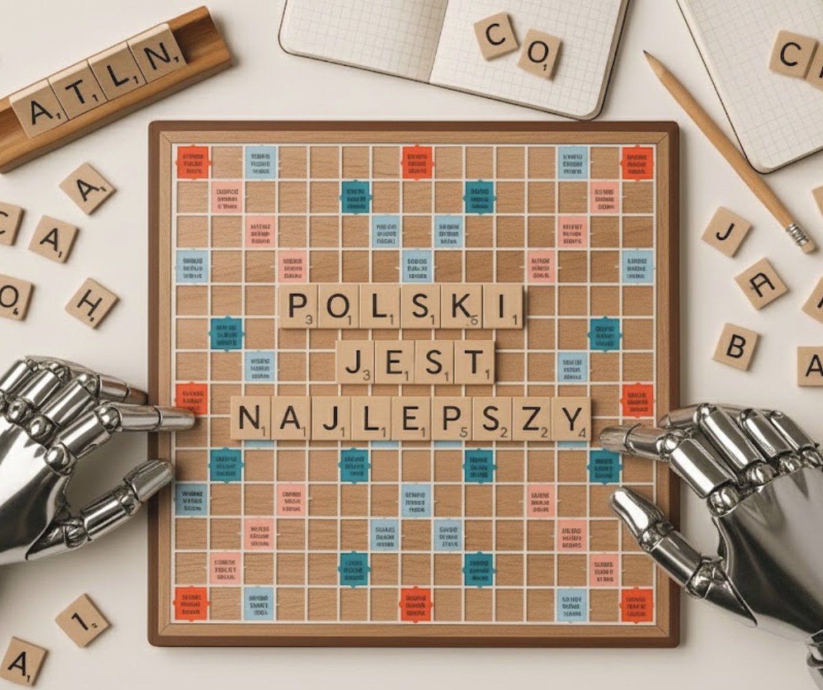 Polska's tweet image. Jęz. polski, spośród 26 języków, najlepszy do komunikacji z AI wg. University of Maryland i Microsoftu. Uzyskał wynik 88% skuteczności. 
Jeśli więc myślisz o nauce nowego języka, postaw na 🇵🇱polski. Otwiera drzwi nie tylko do ❤️ludzi, ale i do świata sztucznej inteligencji 🦾