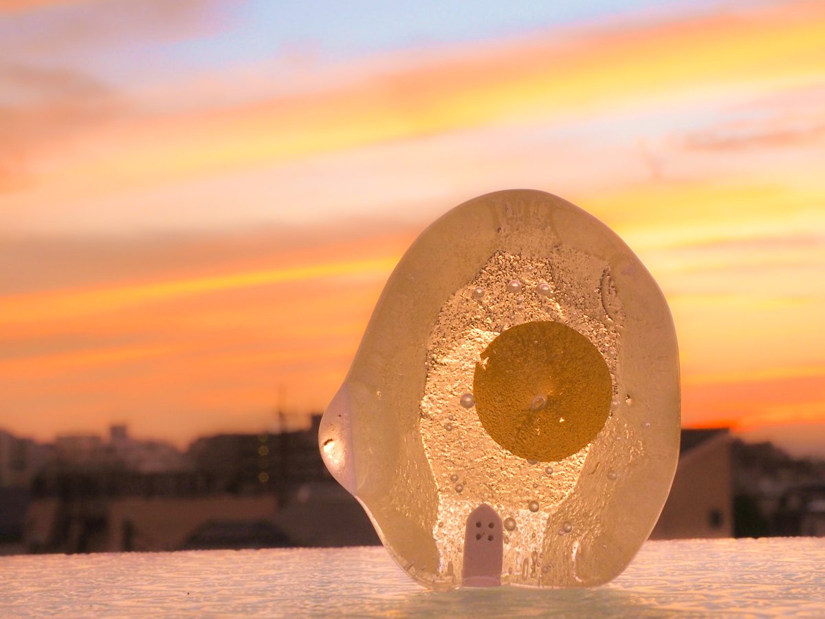 コロロ硝子 koloroglass 林彩加 パートドヴェール ガラスオブジェ