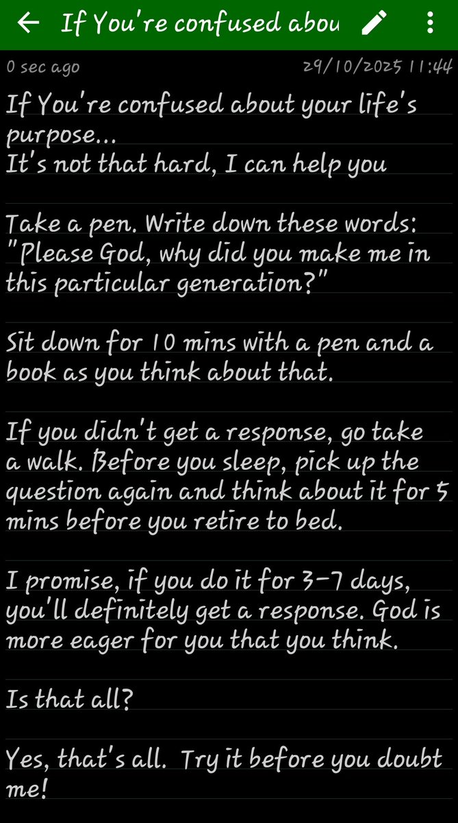 This is one of the most simplest but BRUTALLY powerful exercise you'll ever do in your life...