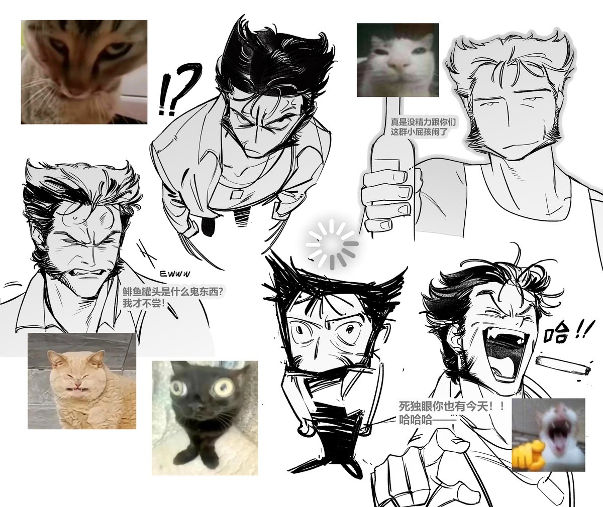 Tobu_0w0's tweet image. #Wolverine