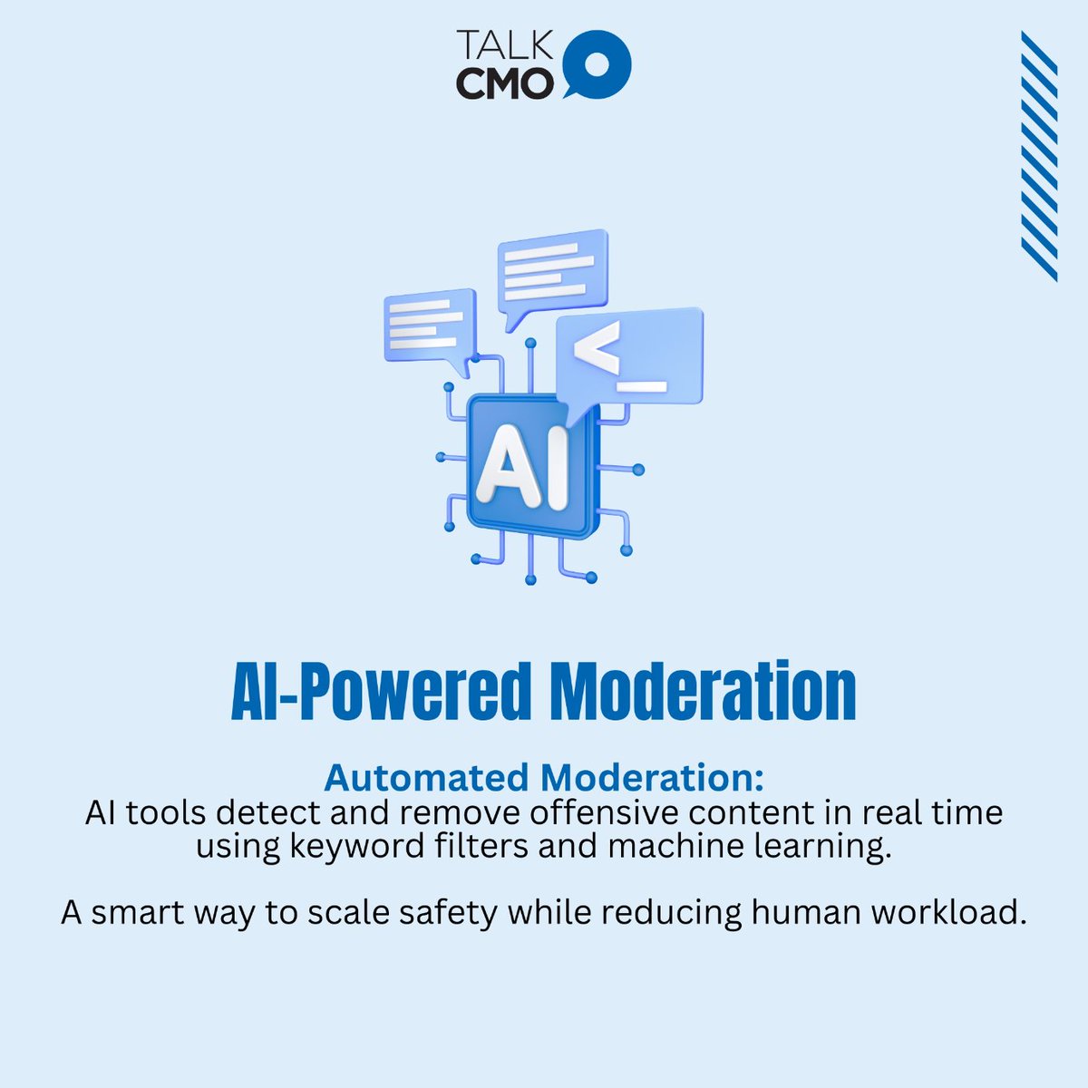 TalkCMO's tweet image. 🚦Keeping online spaces safe isn’t optional — it’s essential.
From AI-powered filters to community-driven checks, brands have multiple ways to moderate content effectively.
Read the full article: talkcmo.com/featured/how-c…

#ContentModeration #BrandSafety #CommunityManagement #AI