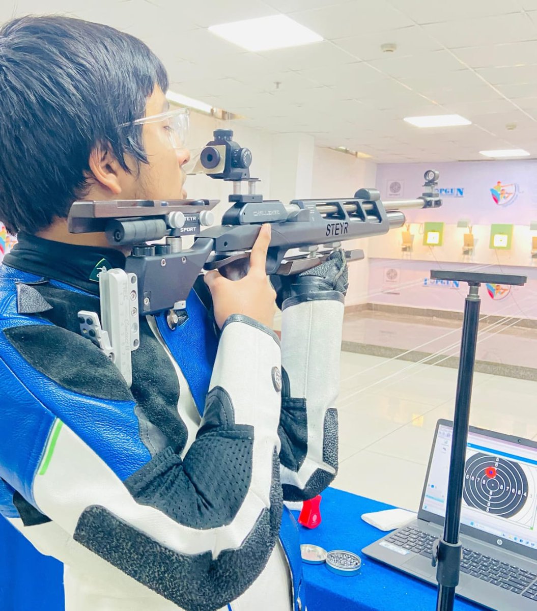 Congratulations to our shooter, Rudra Sondhi, on qualifying for the National Championship 2025! Wishing you the very best for the Nationals — stay focused and keep aiming high! 💪