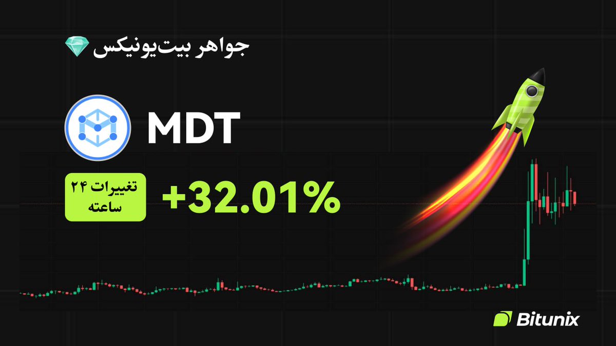 BitunixFA's tweet image. 💎 جواهر امروز بیتیونیکس!
📈 رمزارز $MDT فقط تو ۲۴ ساعت گذشته ۳۲.۰۱٪ رشد کرده!
🧲 شاید هنوز دیر نشده برای ورود هوشمندانه!
🎯 همین حالا بررسیش کن: اینجا کلیک کنید short.bitunixads.com/PQ1NQ7vC