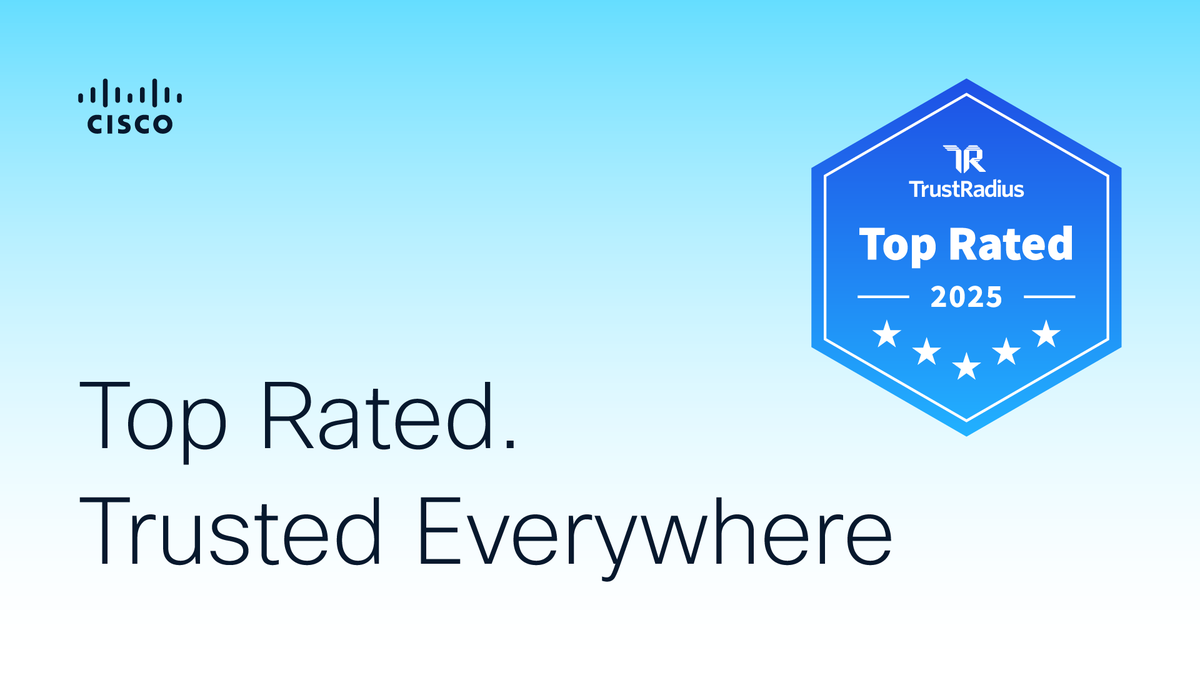 CiscoUmbrella's tweet photo. Cisco Umbrella wins big! 🏆
Proud to be named Top Rated 2025 by @trustradius in multiple categories: https://t.co/DraWjo9yMv

⭐️ Secure Service Edge (SSE)
⭐️ Managed DNS
⭐️ Network Security
⭐️ Secure Web Gateway
⭐️ Web Content Filtering https://t.co/fO8U9fTp8k