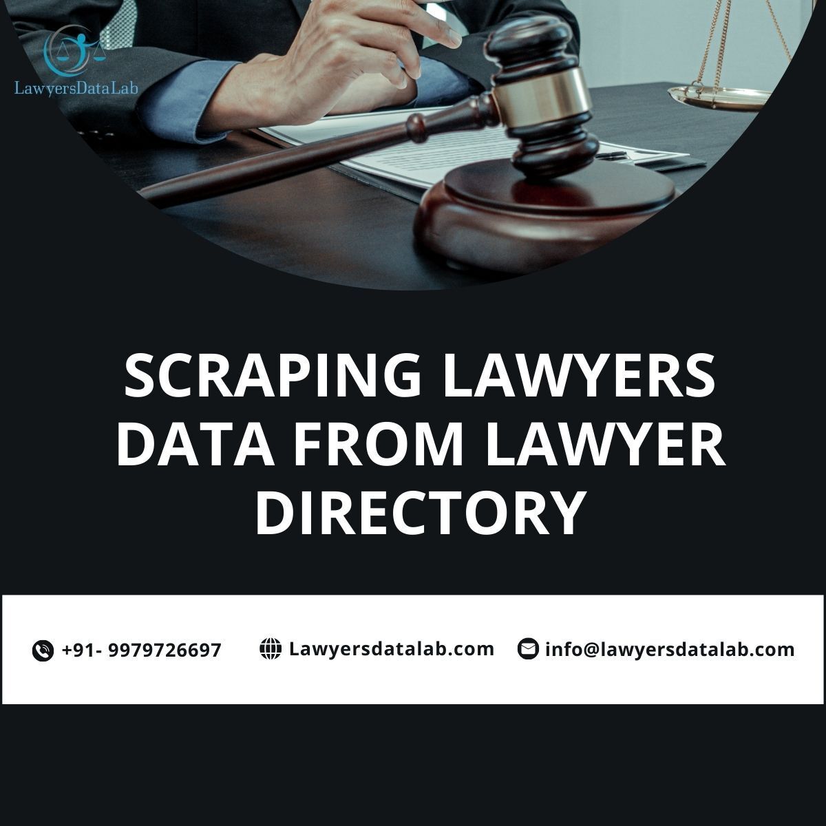 LawyersData's tweet image. Transform your data with Lawyers Data Lab’s advanced USA lawyers data scraping. Our services provide quick, insightful solutions. For reliable directory scraping, get in touch at info@lawyersdatalab.com.  #DataTransformation #LawyersData #DirectoryScraping