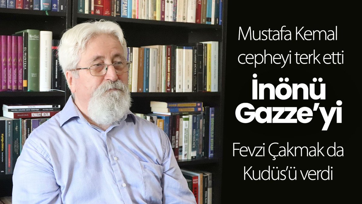 🟠Mustafa Kemal cepheyi terk etti, İsmet İnönü Gazze’yi, Fevzi Çakmak da Kudüs’ü verdi 

📌Tarihçi Yaşar Gören’le yaptığımız bu röportajda, Osmanlı’nın yıkılış süreci ve Cumhuriyet’in kuruluşundaki gizli bağlantılar mercek altına alındı. 

📌Gören, İttihat ve Terakki’nin perde