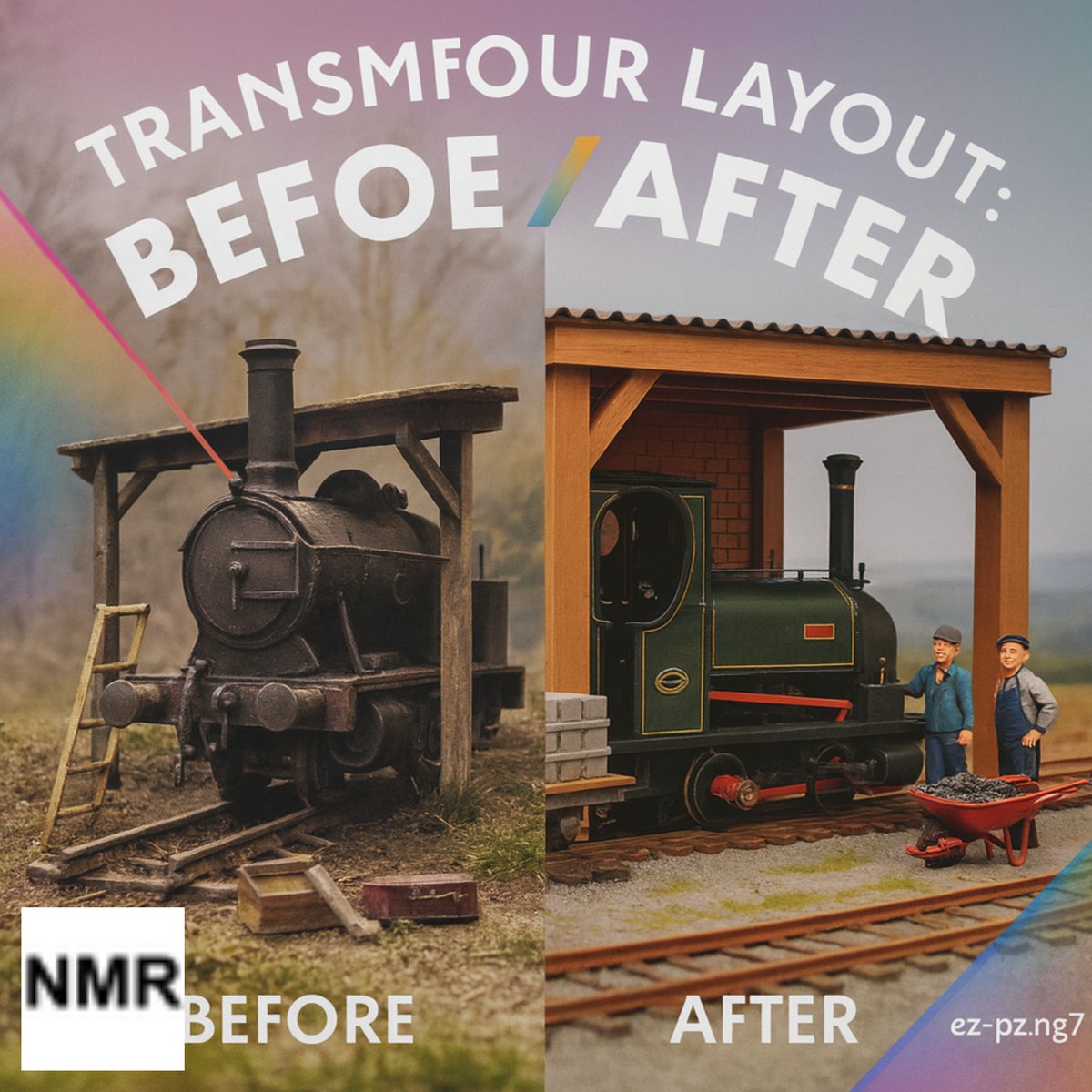 NRailworks's tweet image. The EZ-PZ NG7 Engine Stand enhances realism in 7mm/ON30 layouts. Perfect for showcasing engines!
.
.
narrowmindedrailworks.com/products/engin…

#ModelTrainHobby #NRM