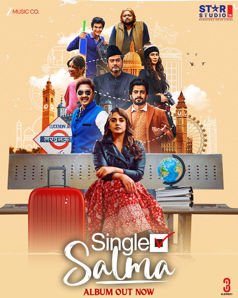 ZeeMusicCompany's tweet photo. The rhythm that rules your playlist — #SingleSalma album out now! 🎵💫

#JassiSidhu #SohailSen #AltamashFaridi #RBandhukia @shahidmaliya https://t.co/daZ8FLNSCC