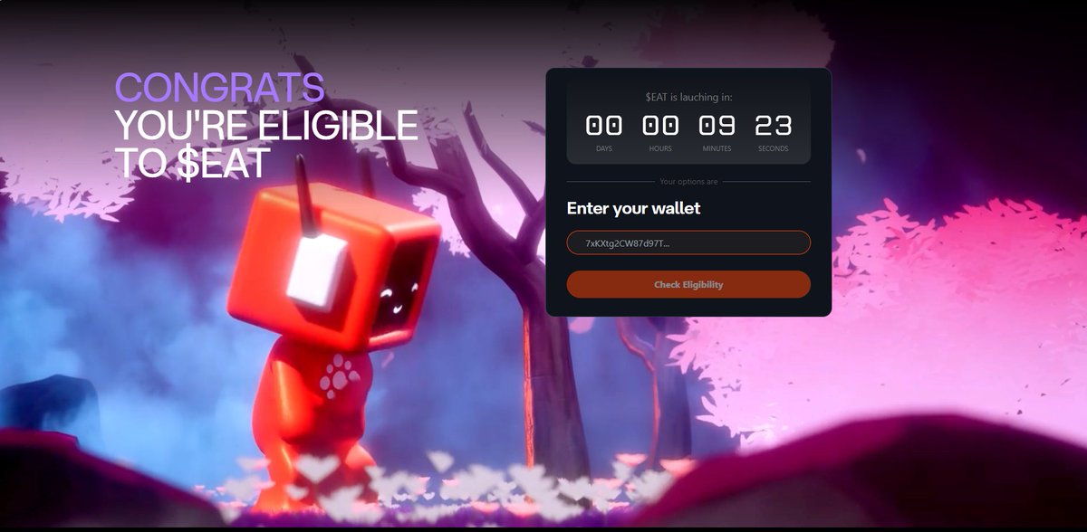 CaravelaCrypto's tweet image. 8 minutos para o claim de $EAT da @375ai_ 

$EAT Airdrop (375ai Foundation)