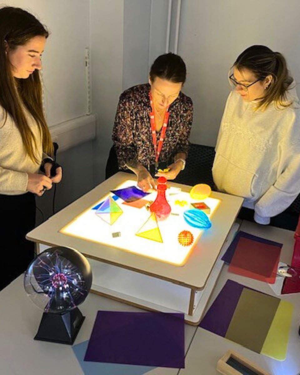NTUSocSciences's tweet photo. How can play inspire learning? ✨ 

Our third-year #PrimaryEducation (QTS) students on the 3–7 route have been exploring provocations for play -discovering how creative environments spark curiosity, imagination &amp; deep learning in early years settings 🌈

#NTU #ProudtobeNTU https://t.co/4lEq9zndlQ