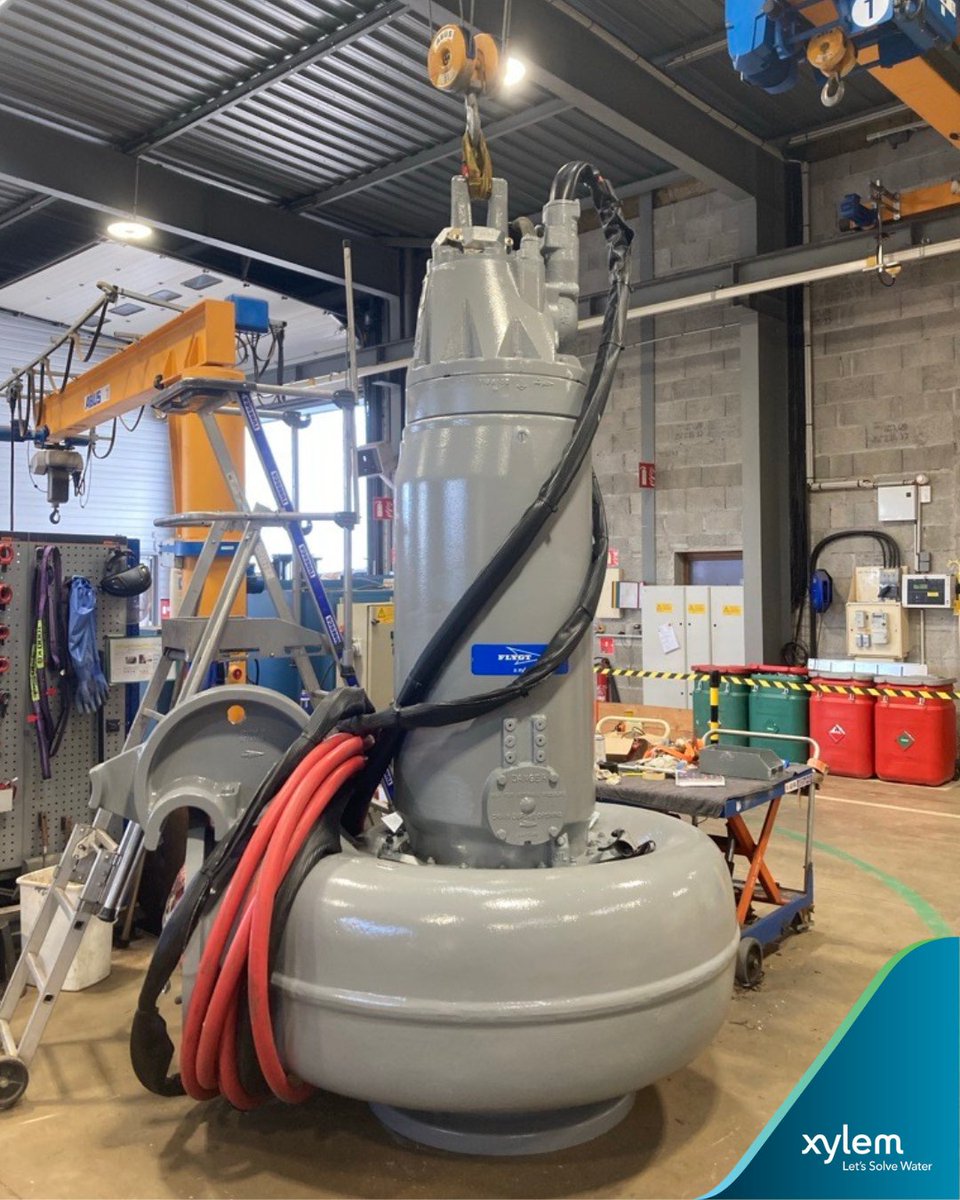 🔧 Cet été, nos équipes ont révisé la pompe Flygt CP 3602 5500V, essentielle pour le réseau de notre client. 📞 Contactez-nous pour planifier une révision ou un diagnostic !