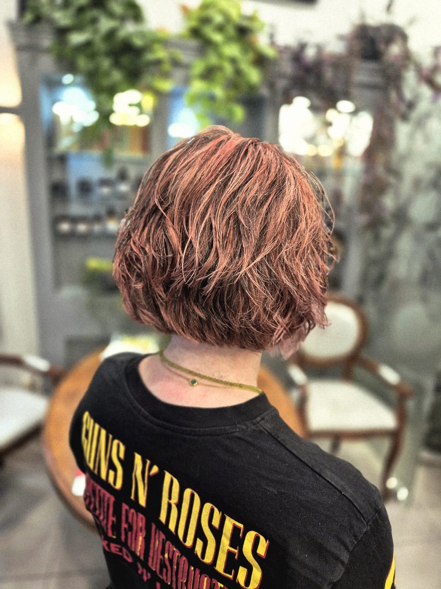 BOKIsHair's tweet photo. The cutest colour change for Autumn 💓Colour transformation by Jenny 🧡

#bokishair #haircolourtransformation #autumnhair #autumnhaircolour https://t.co/yrQYqFqcxL