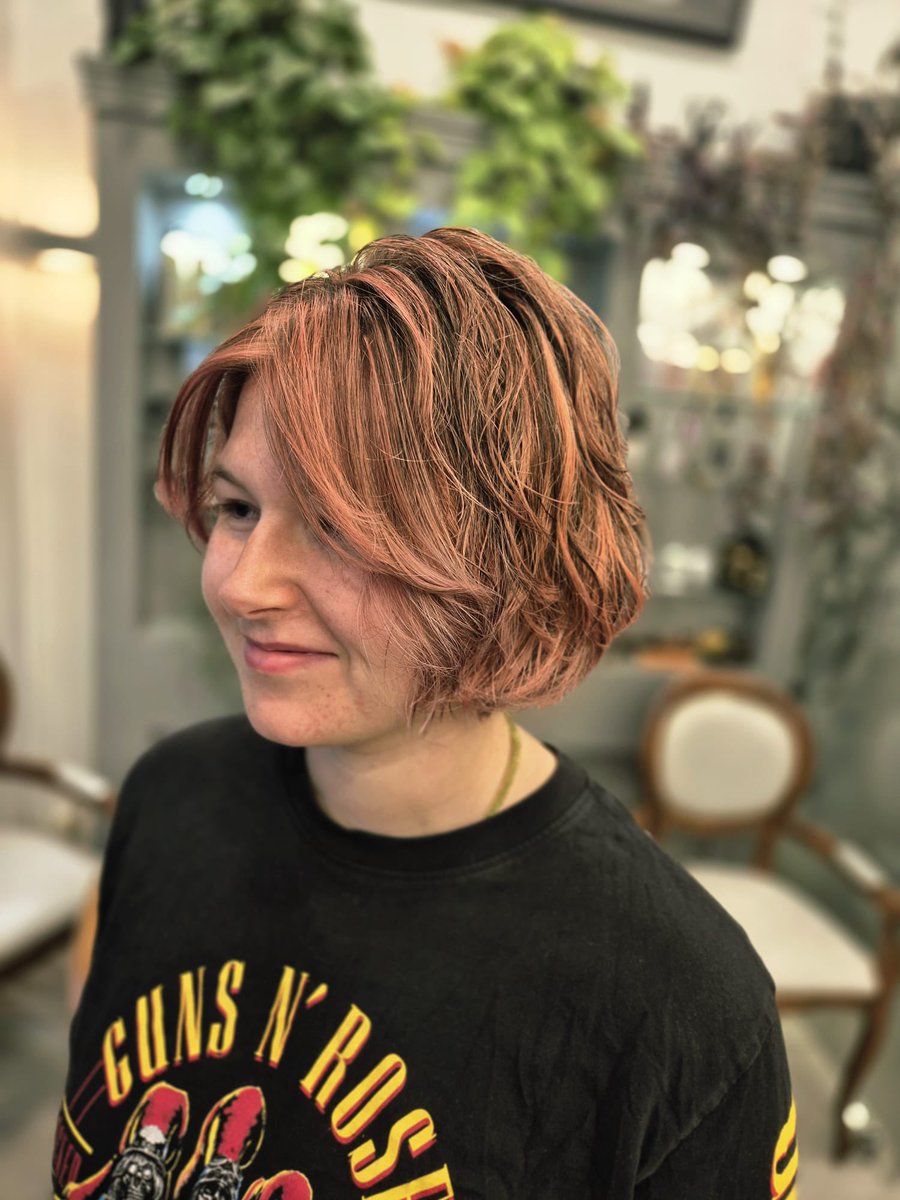 BOKIsHair's tweet photo. The cutest colour change for Autumn 💓Colour transformation by Jenny 🧡

#bokishair #haircolourtransformation #autumnhair #autumnhaircolour https://t.co/yrQYqFqcxL
