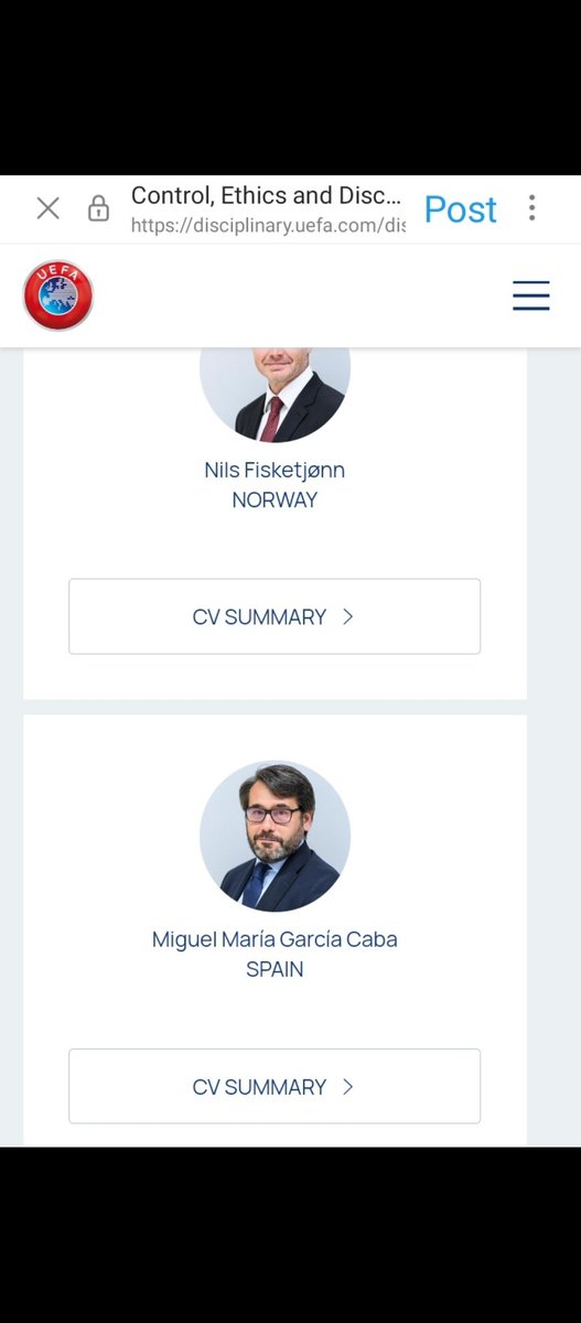 ¿Cómo puede <a href="/mmgarciacaba/">Miguel Maria García Caba</a> pertenecer a la Comisión de Ética y Disciplina de la UEFA y al mismo tiempo trabajar para la Escuela universitaria Real Madrid?

Además de eso cobrando del estercolero "El Español" escribiendo a dedo de quien sabemos.

¿No hay conflicto de intereses?