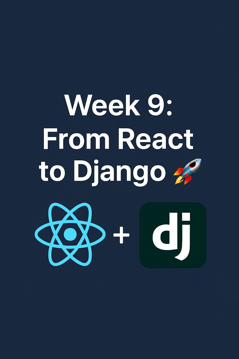 Ennyolatobi's tweet image. 🔥 Week 9 at ALX leveling up! 💻 Diving into React for front-end and Django for back-end. After mastering HTML, CSS, JS, Python & MySQL, it’s time to make both ends talk! ⚛️🐍 Nervous yet excited real web app dev begins! 🚀
#ALX #ReactJS #Django #WebDev