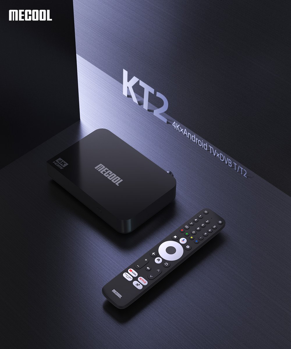 Mecooltvbox's tweet image. MECOOL KT2: A Netflix-certified Android for TV box with Android TV and a DVB-T/T2 tuner built in.
Cable TV, streaming apps, and more – all unified in one powerful device! 📺➕📡

Know more about MECOOL KT2 here.👇
mecool.com/products/mecoo…

#MECOOL #mecoolkt2 #AndroidTV #Netflix…