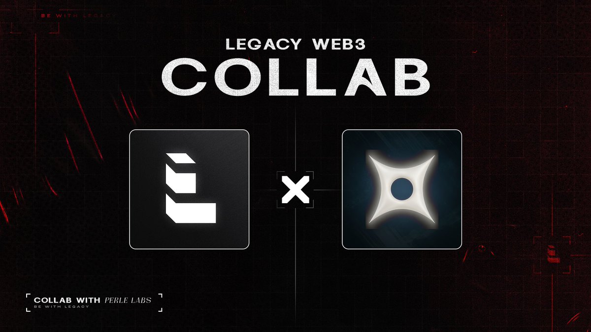 LegacyWeb3✖️PerleLabs

We're excited to announce our exclusive collaboration with <a href="/PerleLabs/">Perle Labs</a>

Perle Labs has also raised over $17.5M, Among the backers are prominent tech VCs: Protagonist, HashKey Capital, Peer VC, ActAI Ventures, Breed VC, Paper Ventures, Foresight Ventures, NGC