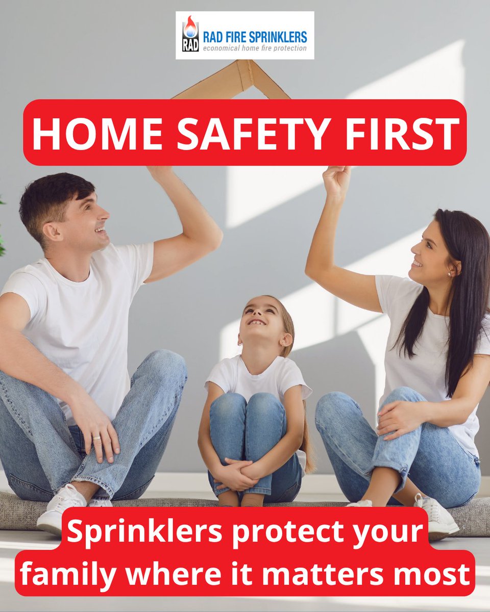RADSprinklers's tweet image. Home is where safety matters most. 

Domestic fire sprinklers ensure your family is protected day and night, stopping fires before they spread.

Discover domestic systems: ow.ly/POGl50X5sZo
 
#firesprinklers #firesprinklersystems #sprinklersystem