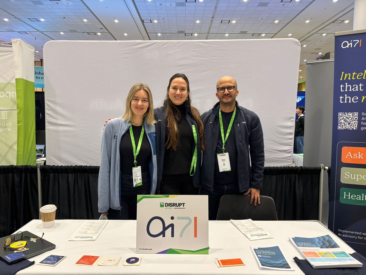 ai71official's tweet image. An inspiring day at TechCrunch Disrupt San Francisco!

At booth #F5, our team introduced SuperHive and Ask, exchanged ideas with top minds in AI, and explored new partnerships that push the boundaries of innovation.

 #ai71 #TechCrunchDisrupt #FutureOfAI