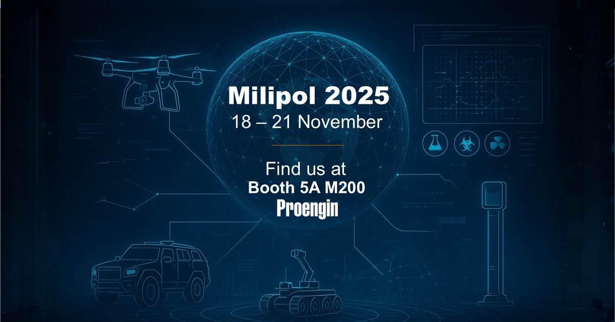 🚨 #Milipol2025 is just weeks away!
Meet us at booth 5A M200 on the @GIE pavilion to explore our latest #CBRN innovations:

🔹 Interoperable systems across drones, vehicles &amp; robotics
🔹 Multi-threat detection tools
🔹 Live data &amp; connectivity

Don’t miss out! 🚀