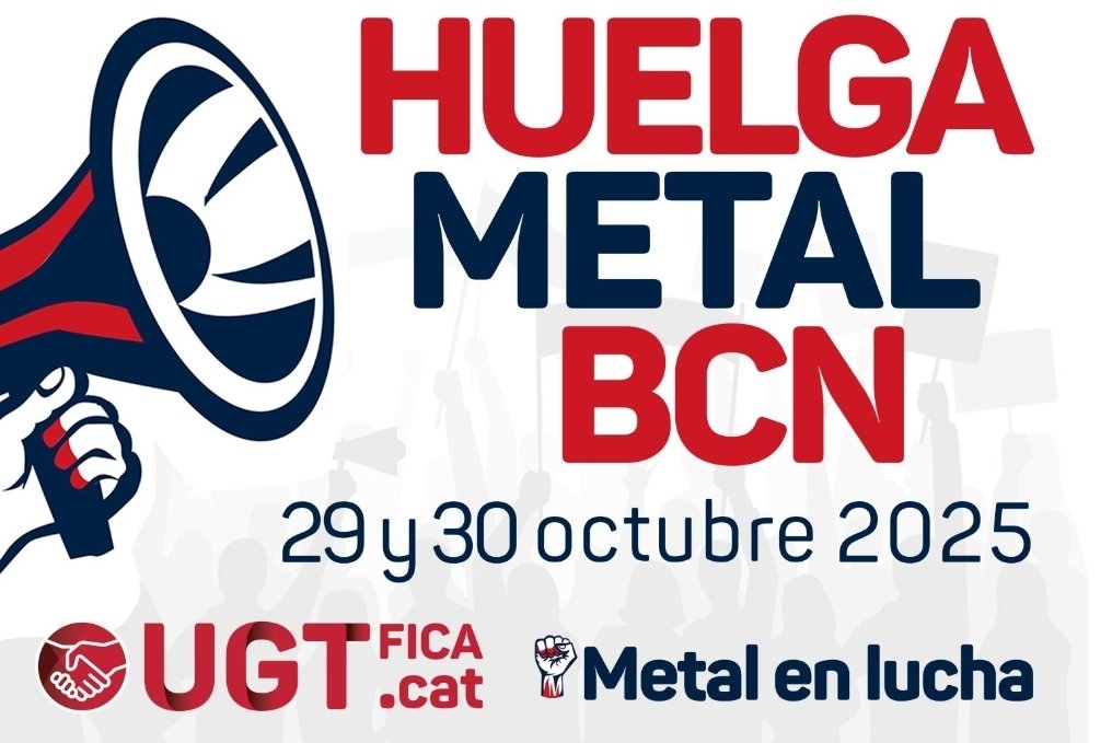 Todo nuestro apoyo y solidaridad con los trabajadores y trabajadoras del Metal de Barcelona en su lucha por defender sus derechos, su convenio y la dignidad de su trabajo.Vuestra lucha es la de todos que día a día sostenemos este país con esfuerzo y compromiso.
Ni un paso atrás!