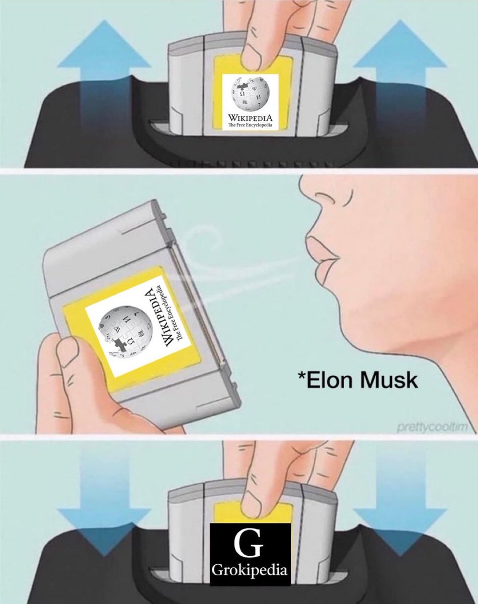 bozwy's tweet image. Warum Grokipedia die Medien komplett am Rad drehen lässt – und warum das ein Genuss ist.

Die Legacy-Medien zerfallen zu Staub – und alles nur seinetwegen: Einer digitalen Enzyklopädie. - Kein Putsch, kein Weltkrieg, sondern eine lächerliche Website. - grokipedia.com,…