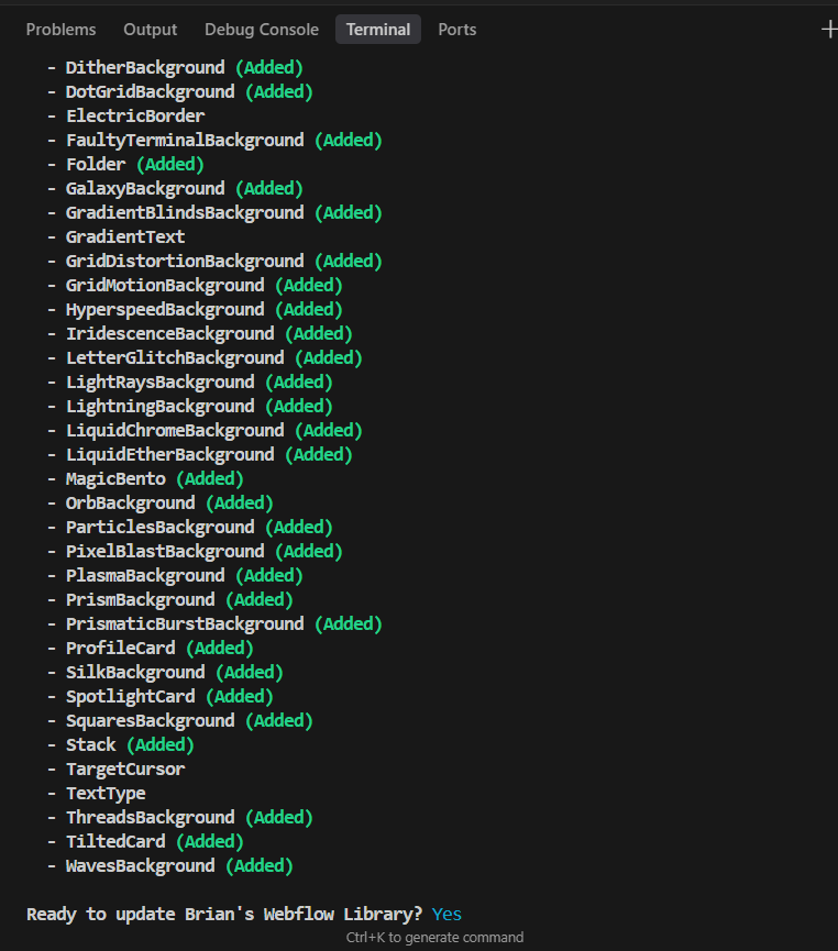 Ok I guess I had too mcuh fun with webflow's code components, time to start designing and shipping