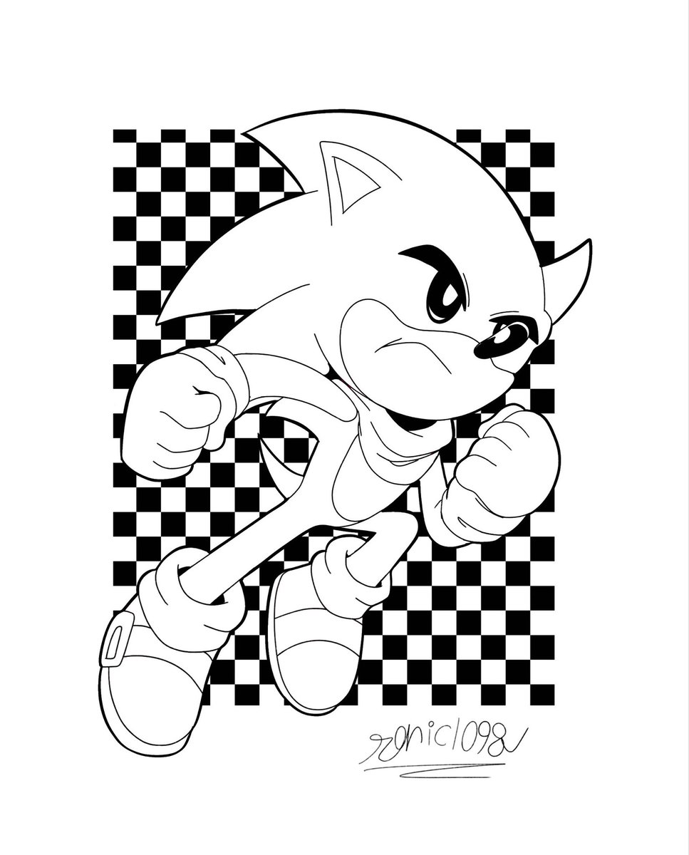 “Reincarnation of the Legendary Blue Hedgehog.”

Trying to get back into sketching here.