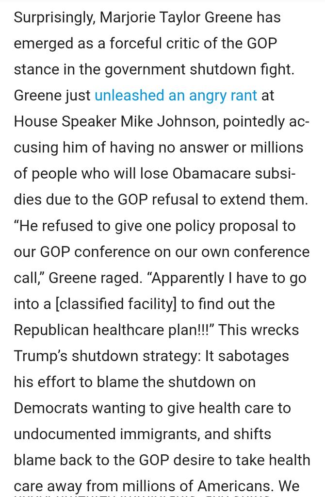 Marge continues to rage against her own party 

Could Marge be concerned she will not be able to keep her seat if healthcare is not restored

newrepublic.com/article/202403…