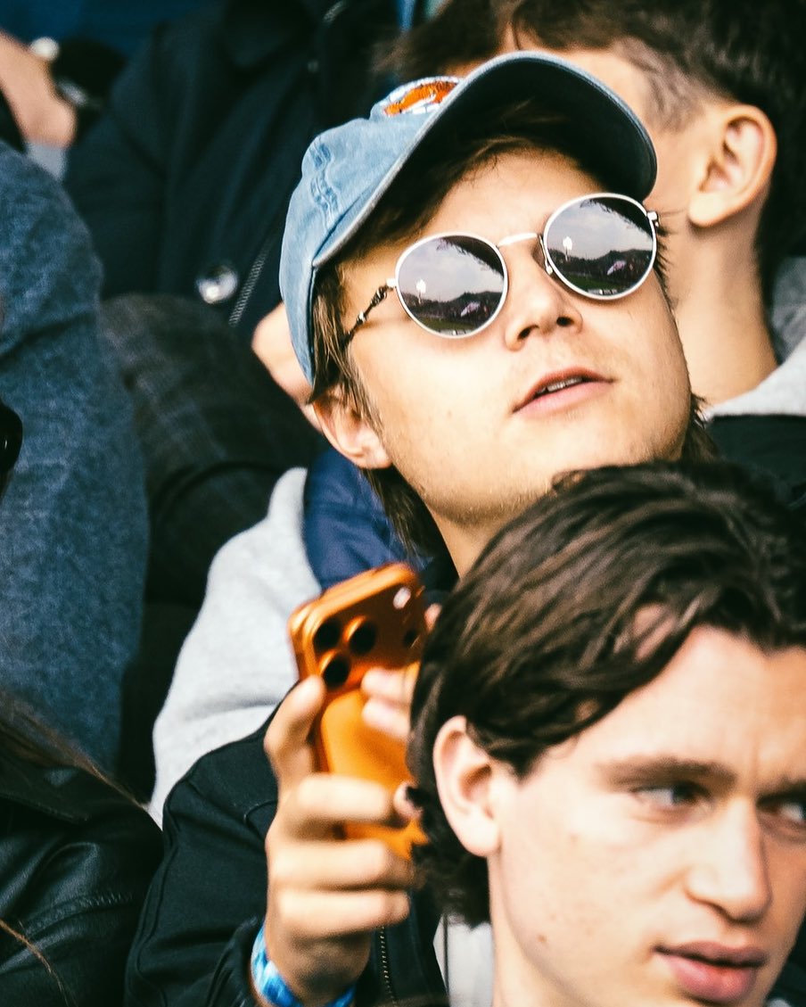 rudethaccess's tweet image. Rudy Pankow durante jogo do Como 1907 X Juventus, na Itália. (19/10)