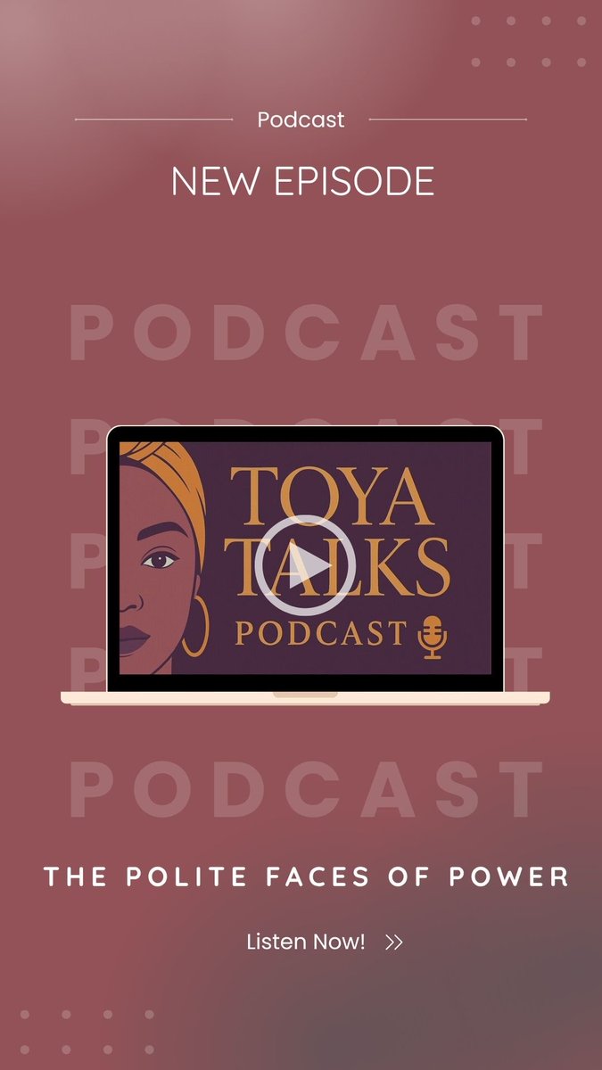 toya_w's tweet photo. Ever been told “take care” by a manager who quietly tracks every minute? We break down the rise of the polite horrible boss and how to protect yourself. Bring your burn folder. Listen now and tell us your worst “nice-nasty” moment? #ToyaTalksPodcast #CareerAdvice https://t.co/qqKI1WZHDu