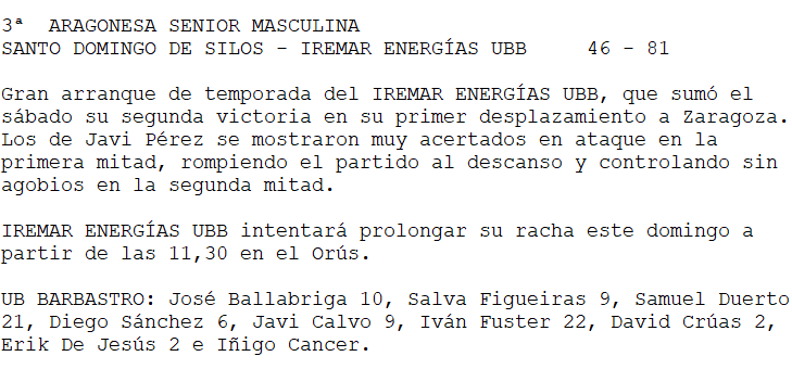 Union Basket Barbastro tweet media