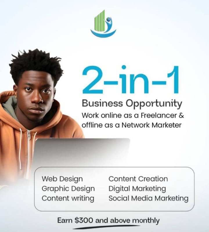 Adebayo_daniel2's tweet image. Work online as a freelancer &amp;amp; offline as a network marketing