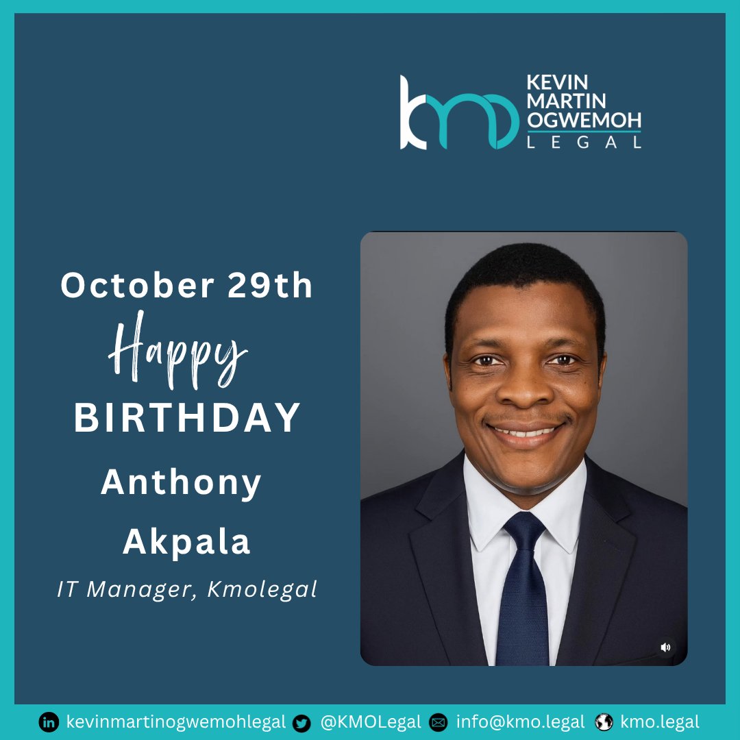 KMOLegal's tweet photo. Today, we celebrate the birthday of our IT Manager. 
 #kmolegal 
#lawfirm 
#premiumlegalservice 
#birthday https://t.co/pEVR1ZmlxD