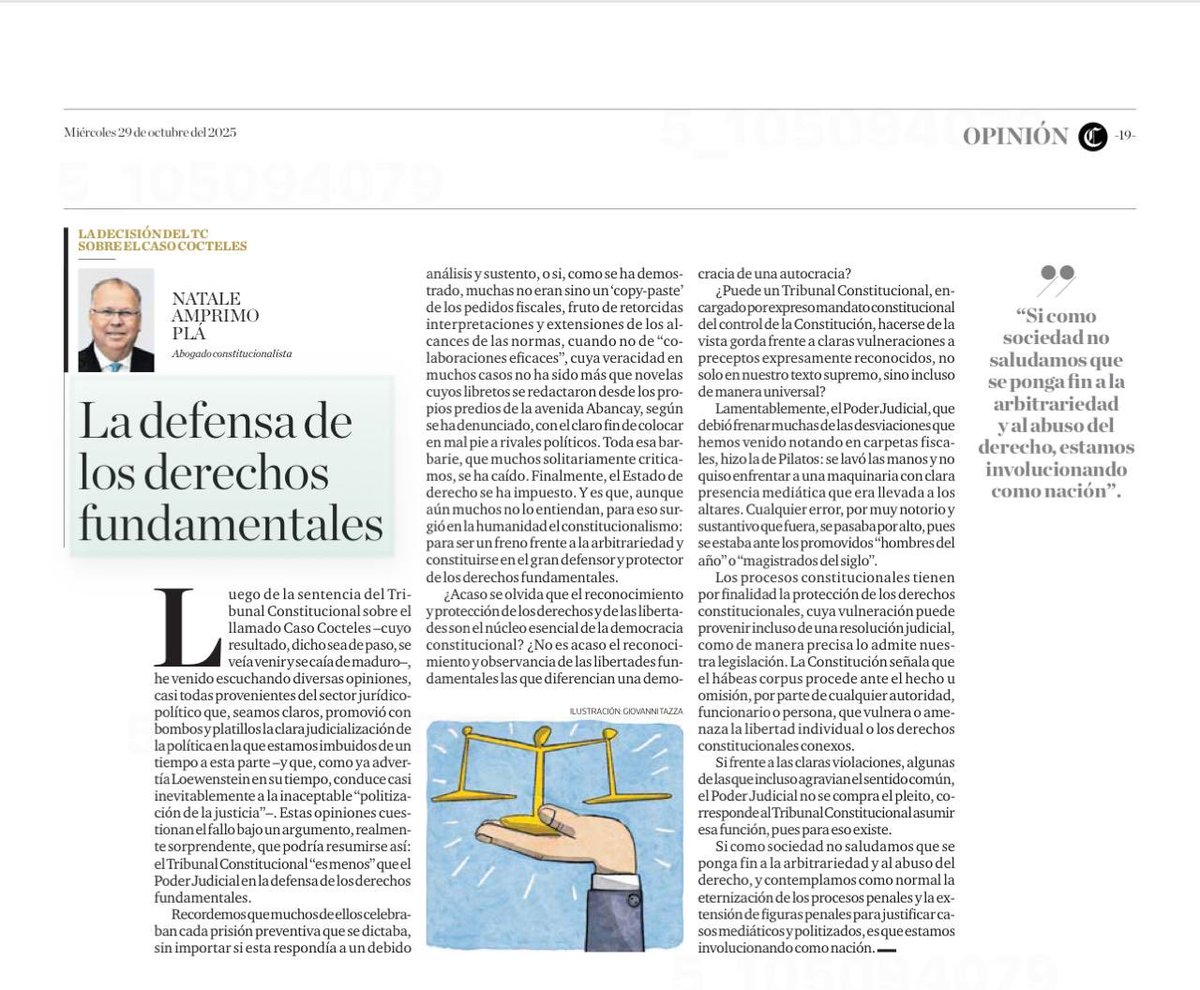 En El Comercio de hoy