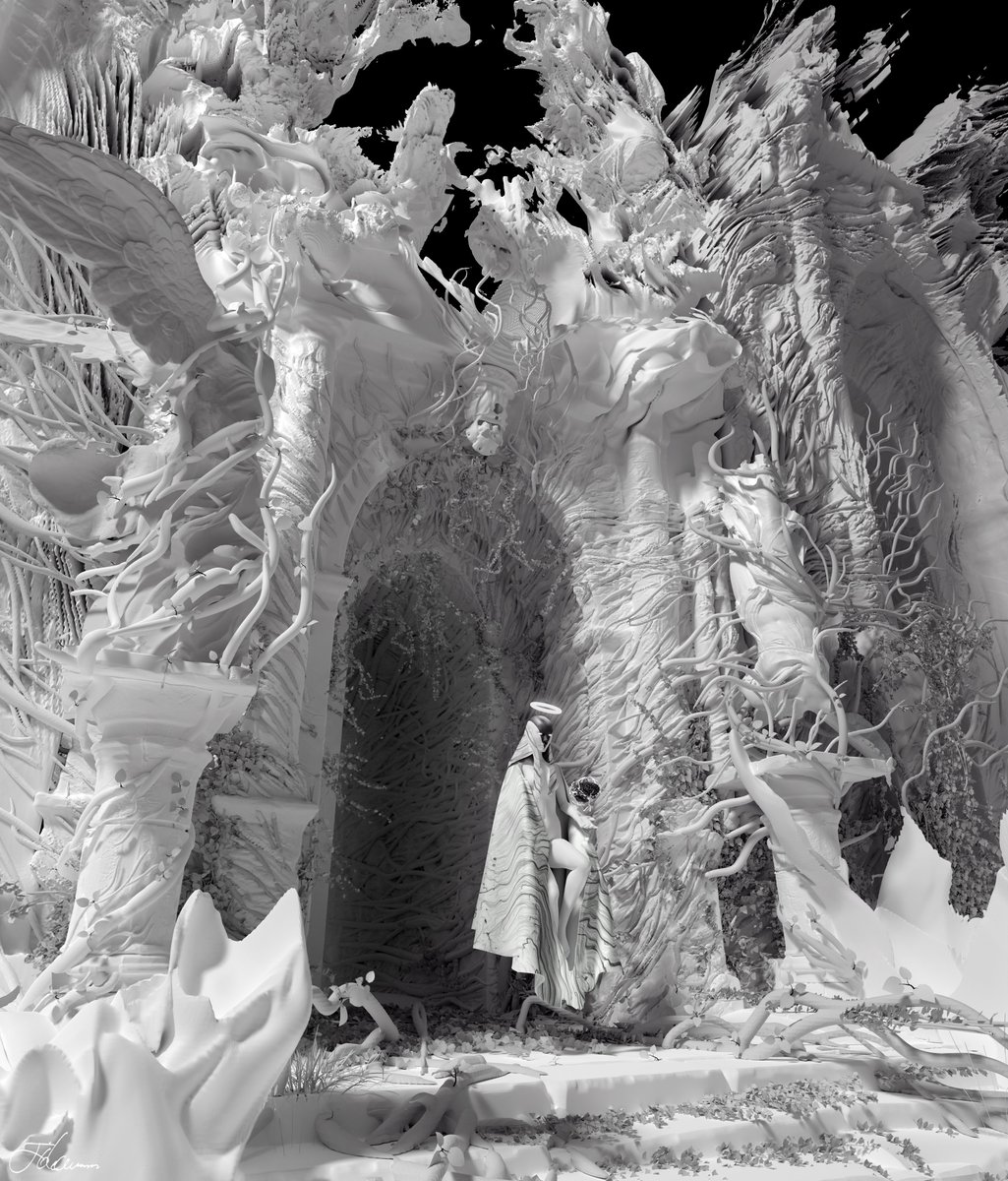 Gn🤍
#3dcoat #sculptober 
#sculpture #surreal