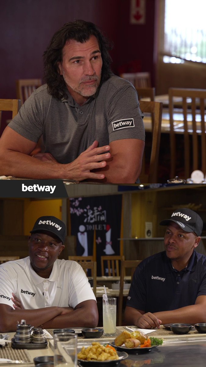 <a href="/psixaba/">Philasande Sixaba</a> and I sat down with The Man, The Legend, Victor Matfield and got his views on Saturdays Springboks vs Japan, over some Sushi and me trying to use Chopsticks 😂🇿🇦

Check out the full episode on the <a href="/Betway_za/">Betway ZA</a> page here 🔥🔥
youtu.be/RPYfuVPQTeQ?si…