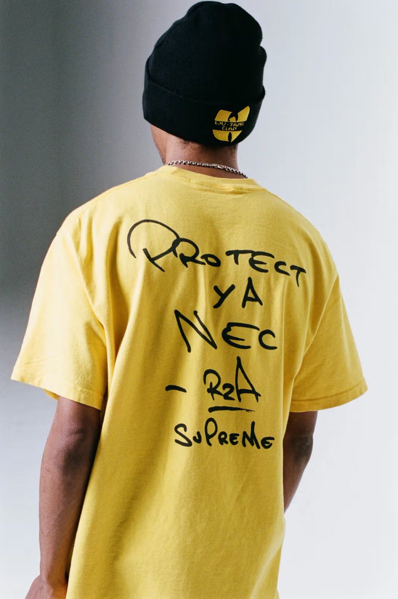 Supreme/Wu-Tang Clan RZA Tee 【Yellow】XL Official images of the Supreme x Wu-Tang Clan RZA Tee which is