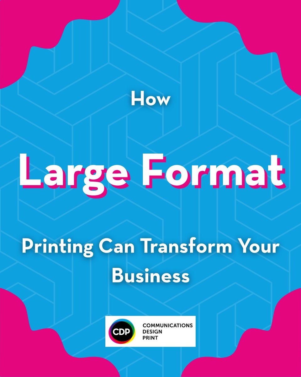CDPagency's tweet image. Big prints, big impact 💥

Large format printing is ideal for banners, signage, events and more.

Whether it’s retail, corporate or housing, bold visuals get results.

Let your message take up space.

#largeformatprinting #visualimpact #wideformatprint #bannersigns