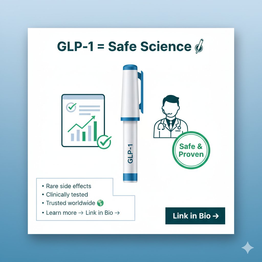 anthonykhoo90's tweet image. 💡Fact: Side Effects Are Rare
🔗 Read the science → checkweightloss.com/cheapest-glp1/
#WeightLoss 
#USA 
#ScienceBased 
#HealthFacts 
#GLP1Truth