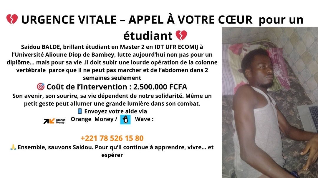 1khaby's tweet image. Un simple RT peut aider !!
Ensemble aidons le…