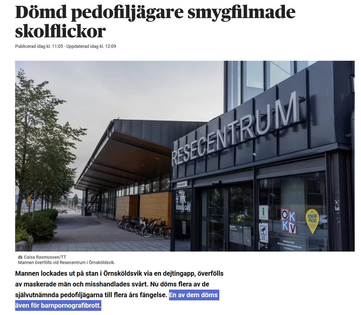 You can't make this shit up. Pedofiljägare smygfilmade skolflickor...