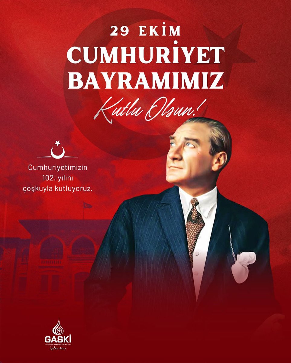 Cumhuriyetimizin 102. Yılında Büyük Gurur! 🇹🇷

Ulu Önder Mustafa Kemal Atatürk ve silah arkadaşlarının bizlere emanet ettiği Cumhuriyetimiz bugün 102 yaşında! GASKİ ailesi olarak, Cumhuriyetin ışığında Gaziantep halkına en iyi hizmeti sunmaya devam ediyoruz.

🇹🇷Cumhuriyetimizin