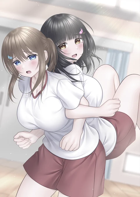 幼馴染の日常「準備運動は入念に!」 #創作百合
