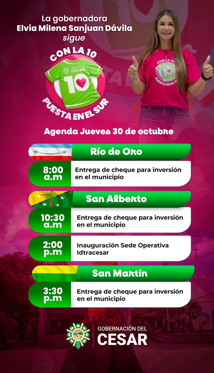 Gobernación del Cesar tweet media